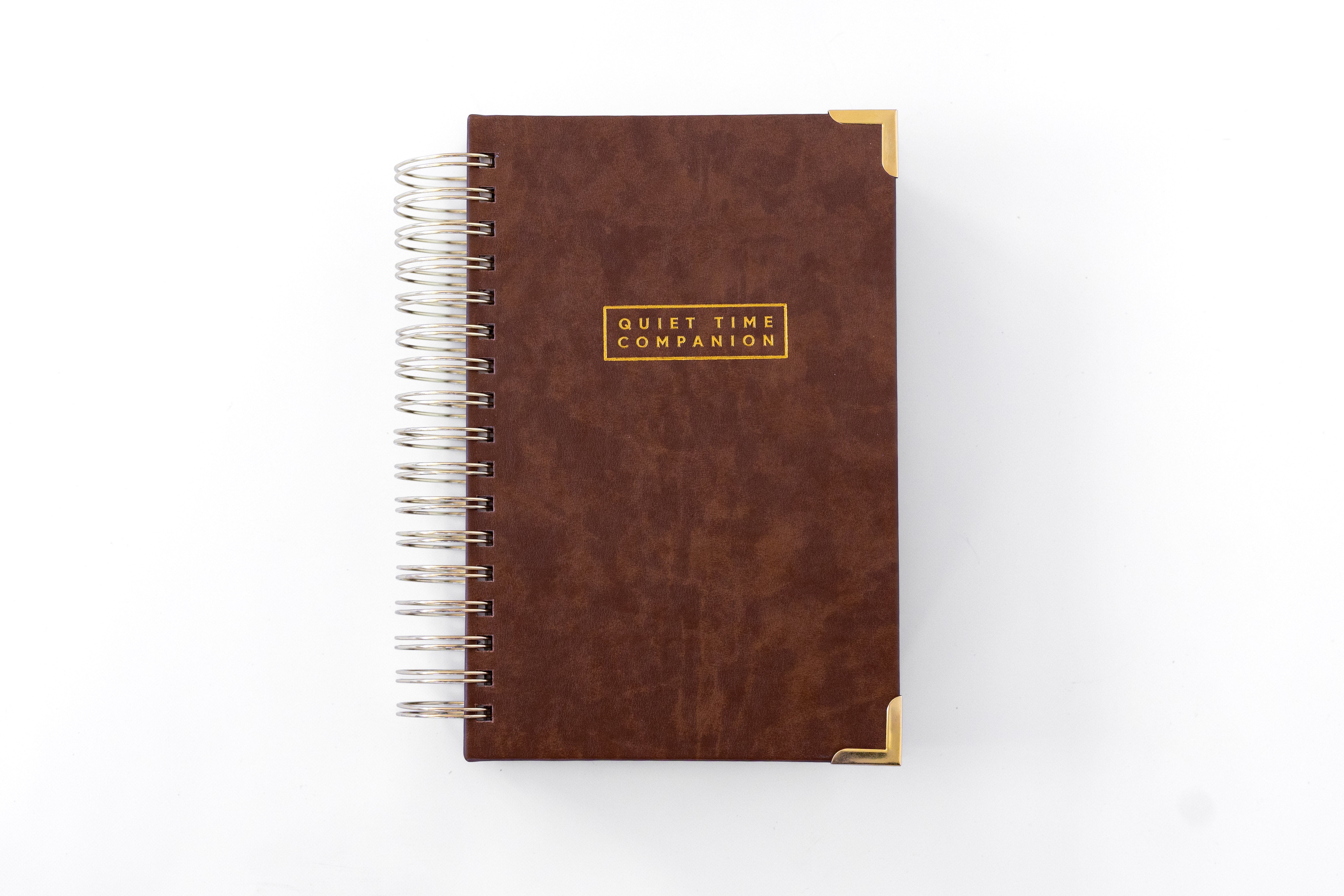 Chocolate Leather Quiet Time Companion