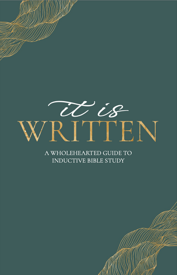 It is Written Inductive Bible Study Guide (Digital)