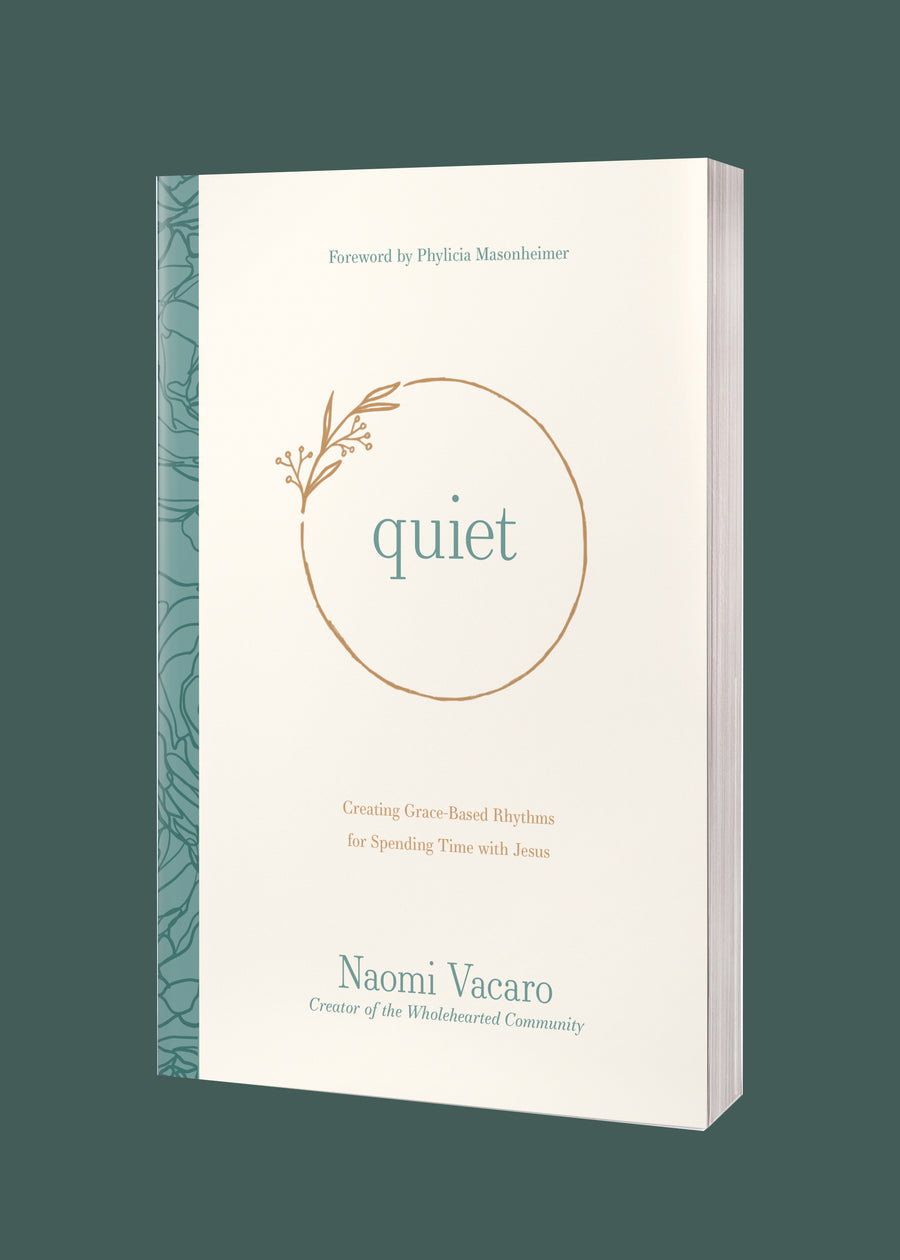 Signed copy of "Quiet: Creating Grace-Based Rhythms for Spending Time with Jesus"